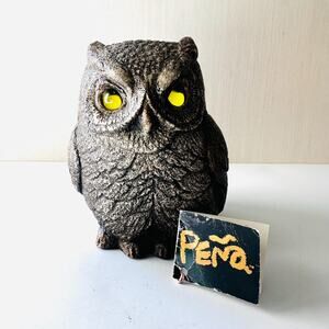 Vintage Windstone Editions Owl Votive Candle Holder Artist Melody Peña